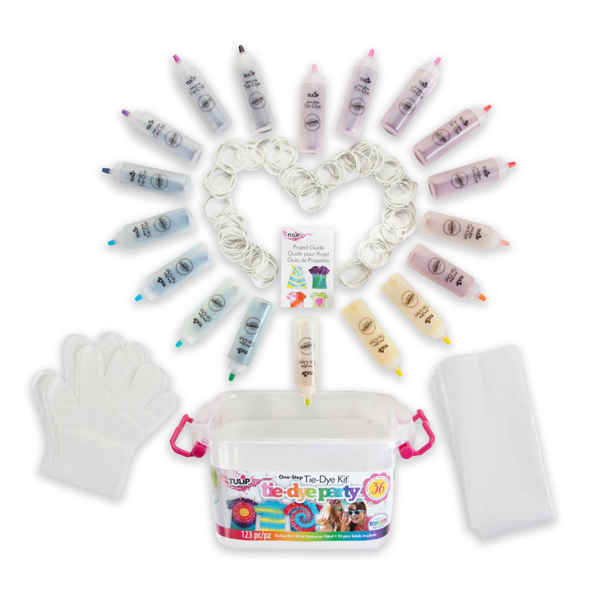 6 Pack: Tulip® Tie-Dye Party™ One-Step Tie-Dye Kit®